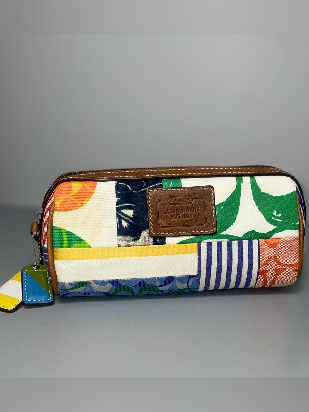 Coach Hampton Y2K Patchwork Cosmetic Bag-COA